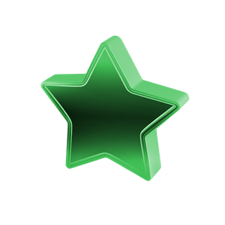 Trust score rating icon with stars for a reliable crypto platform